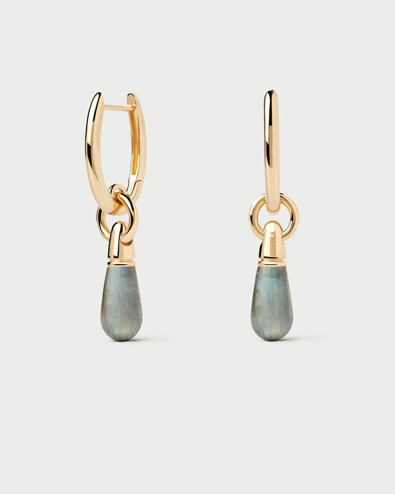 Piercings Con Piedras Semipreciosas|Aros Individuales-PDPAOLA Aro Individual Labradorita Jupiter