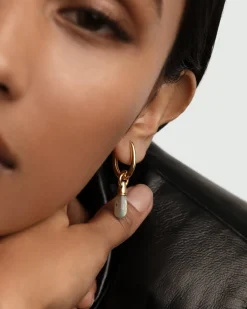 Piercings Con Piedras Semipreciosas|Aros Individuales-PDPAOLA Aro Individual Labradorita Jupiter