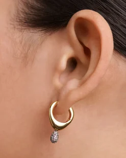 Aros Individuales|Rebajas Piercings Oreja-PDPAOLA Aro Individual Pavé Lava