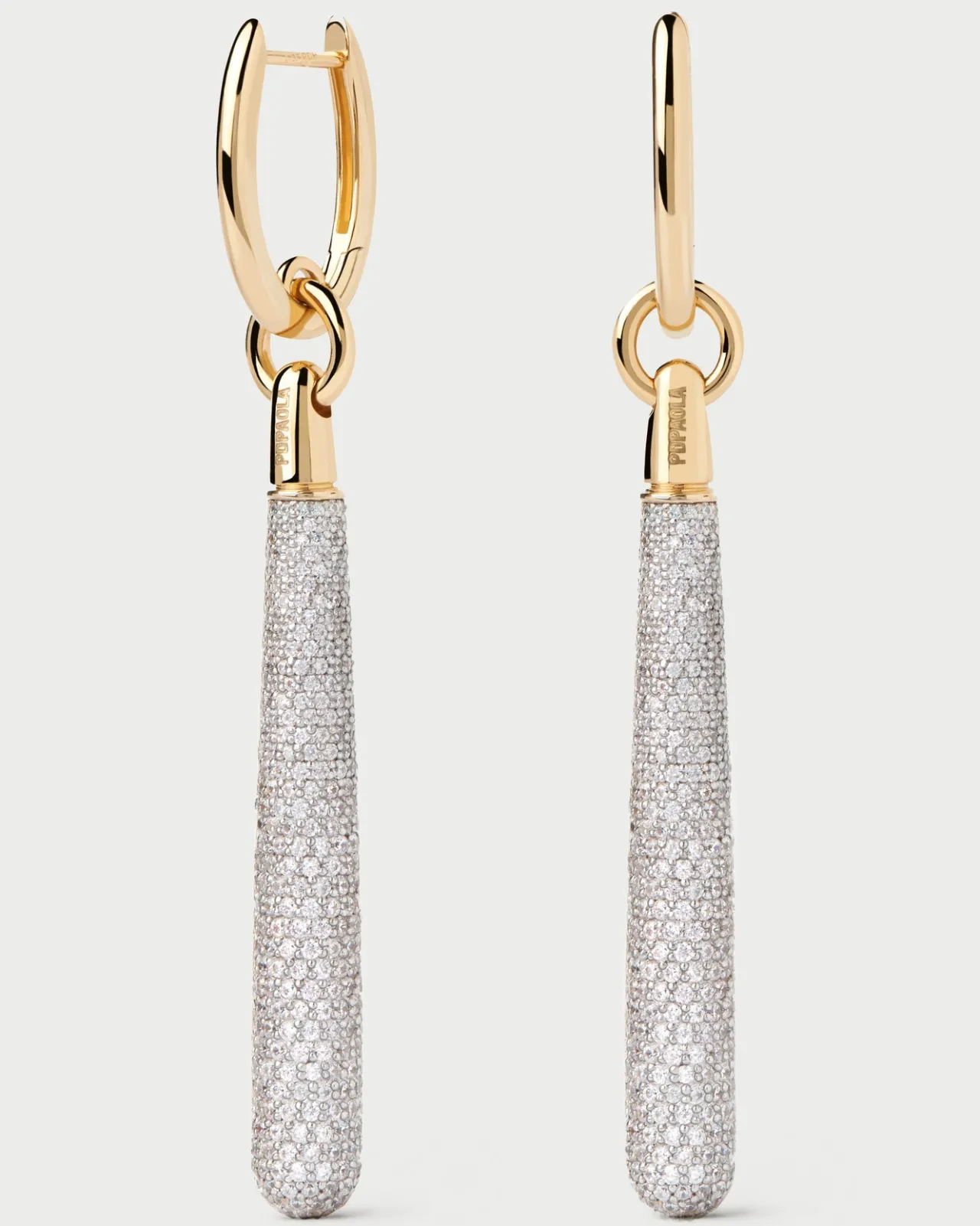 Aros Individuales|Colgantes Para Pendientes-PDPAOLA Aro Individual Pavé Supreme Jupiter