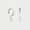 Joyas Con Diamantes|Joyas De Oro 18K-PDPAOLA Aros De Diamantes Y Oro Emi