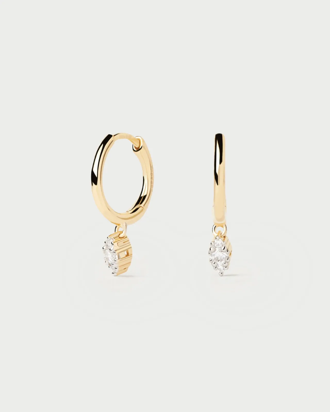 Joyas Con Diamantes|Joyas De Oro 18K-PDPAOLA Aros De Diamantes Y Oro Emi