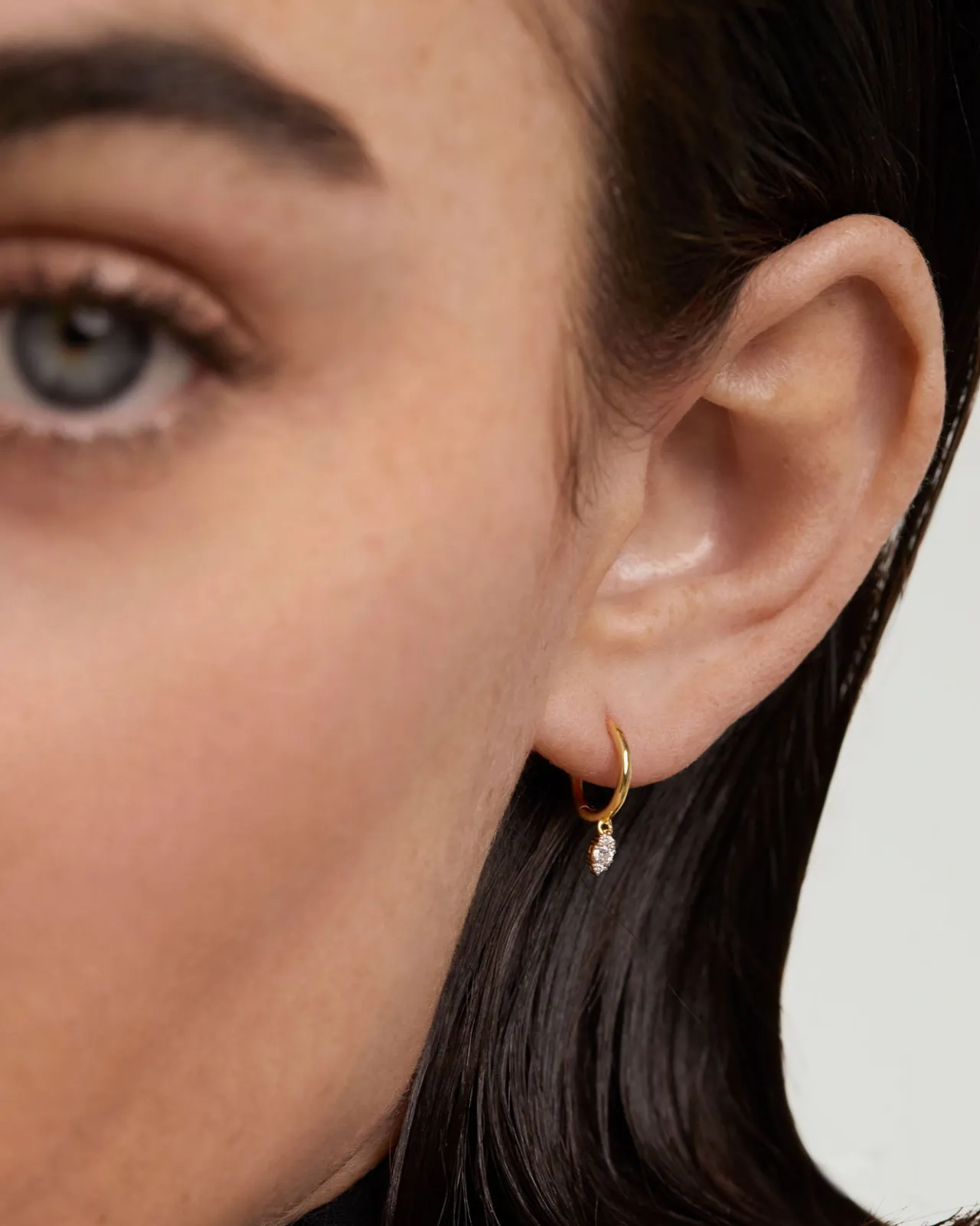 Joyas Con Diamantes|Joyas De Oro 18K-PDPAOLA Aros De Diamantes Y Oro Emi