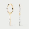 Joyas Con Diamantes|Joyas De Oro 18K-PDPAOLA Aros De Diamantes Y Oro Kate