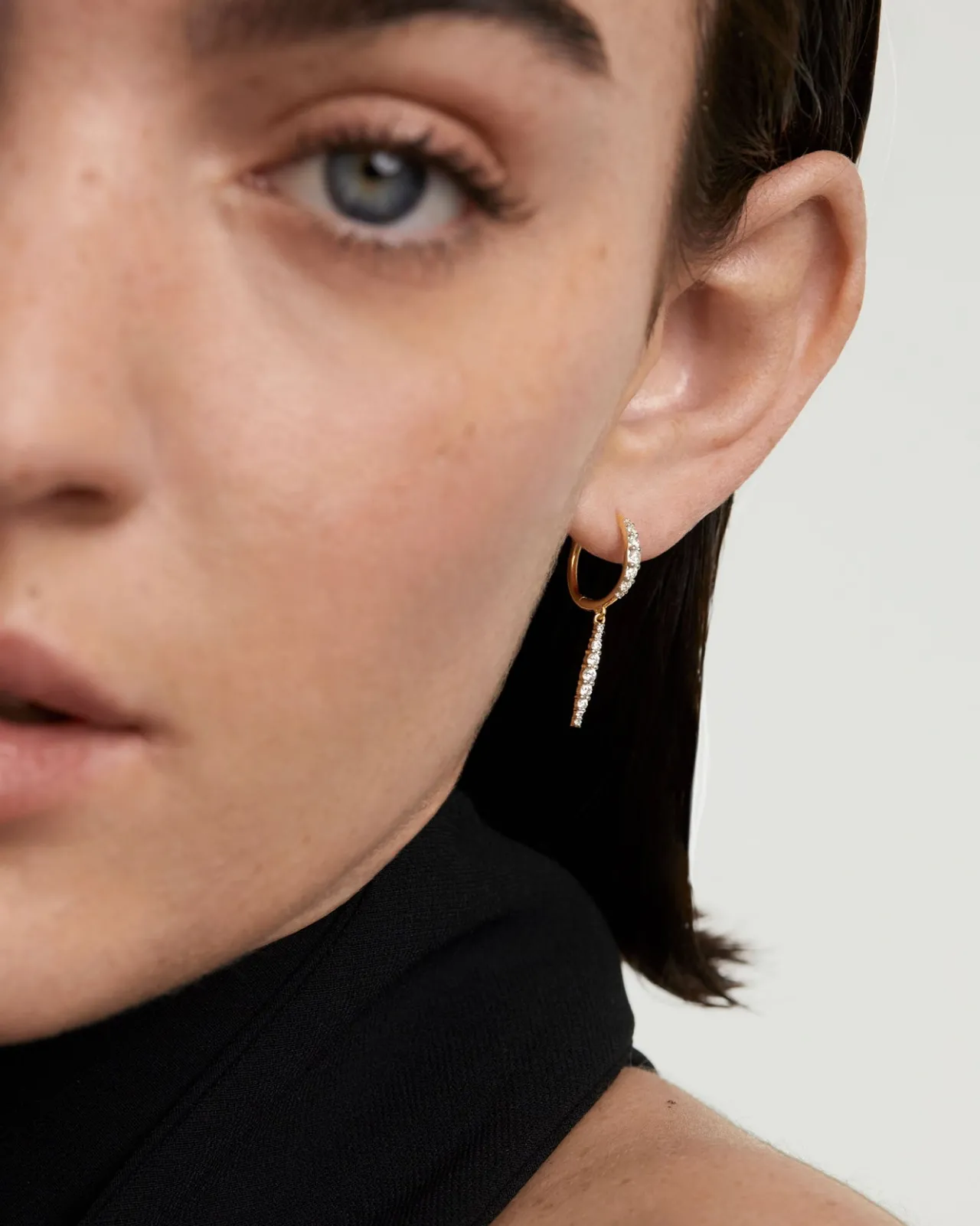 Joyas Con Diamantes|Joyas De Oro 18K-PDPAOLA Aros De Diamantes Y Oro Kate