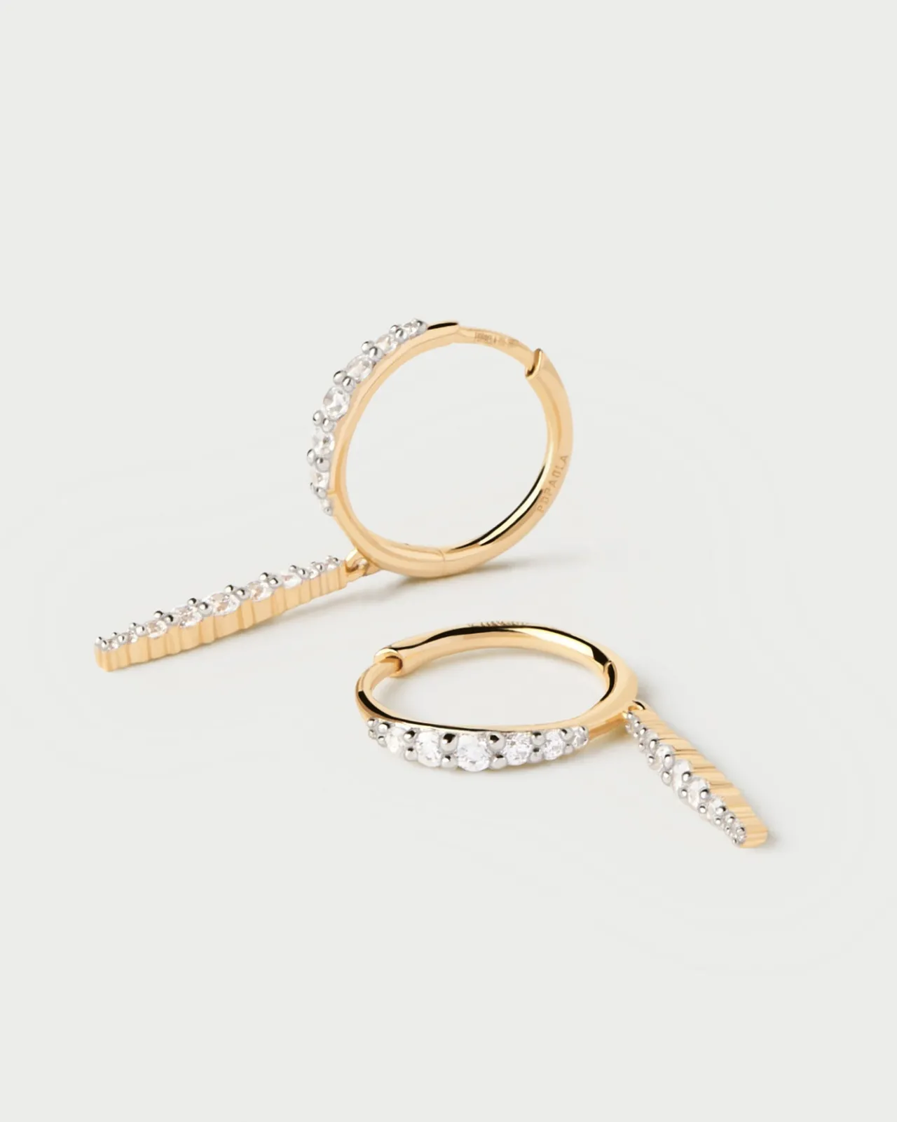 Joyas Con Diamantes|Joyas De Oro 18K-PDPAOLA Aros De Diamantes Y Oro Kate