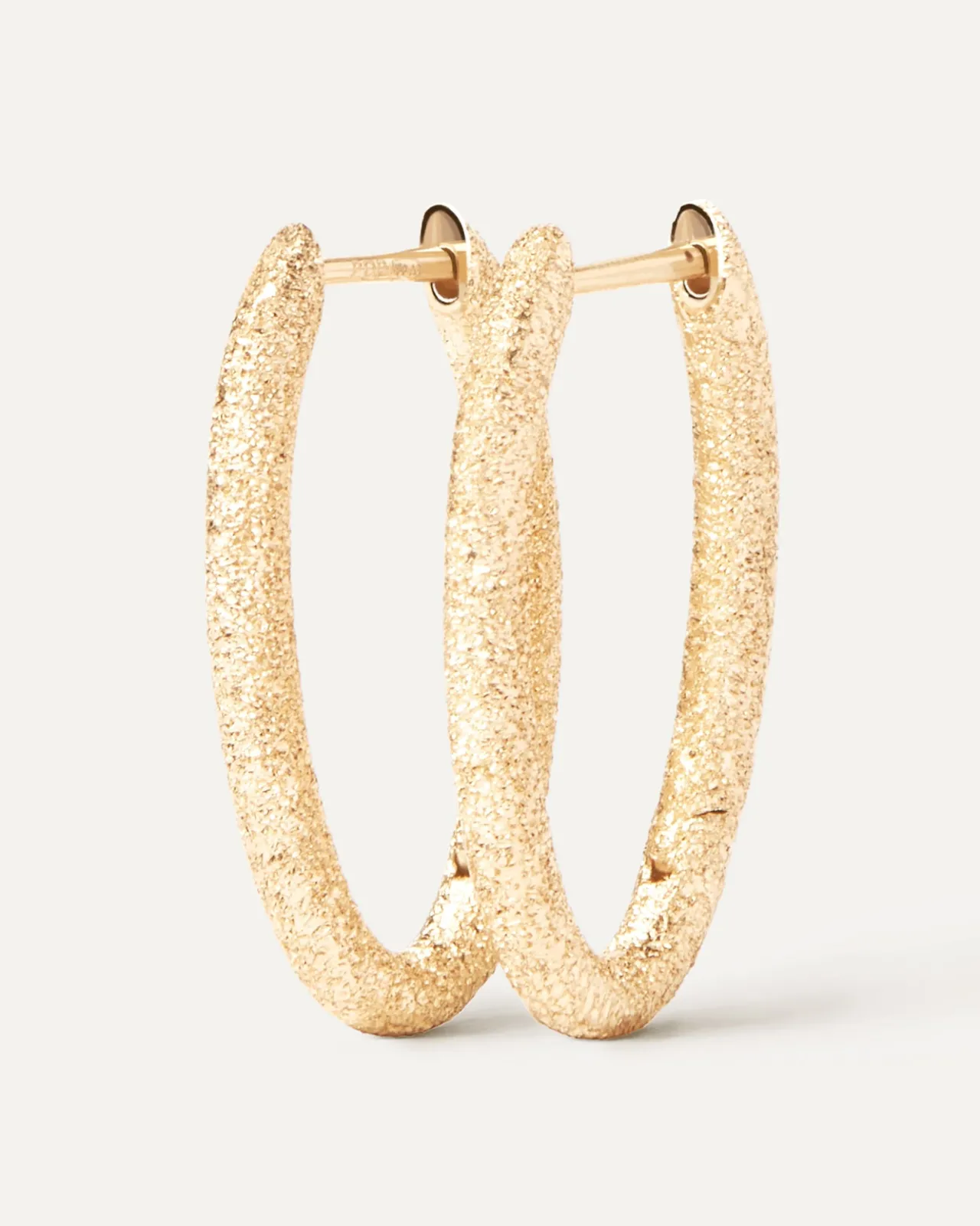 Joyas De Oro 18K|Aros-PDPAOLA Aros de Oro Efecto Arena Vera