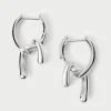 Aros|Pendientes De Plata-PDPAOLA Aros de plata mini Twist