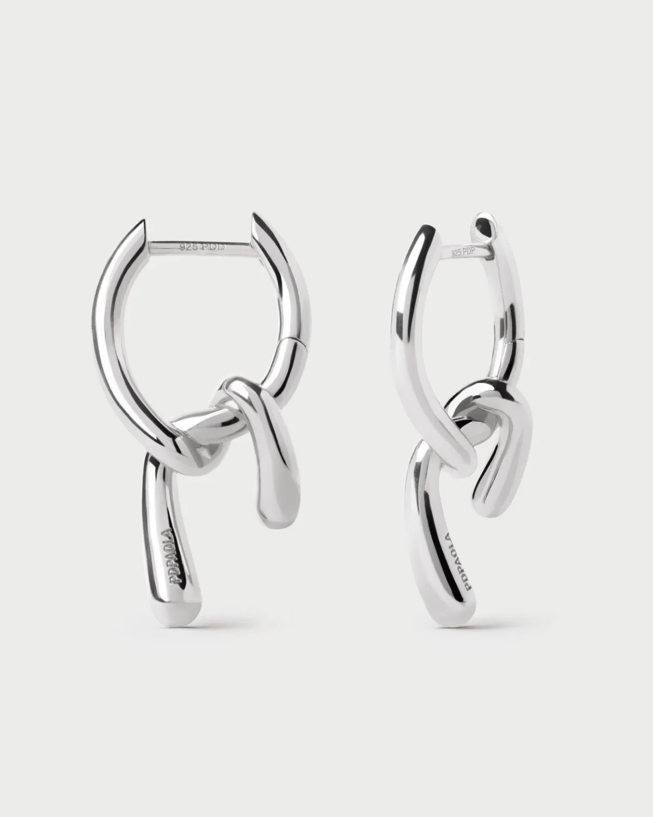 Aros|Pendientes De Plata-PDPAOLA Aros de plata mini Twist