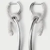 Aros|Pendientes De Plata-PDPAOLA Aros de plata Pavé Twist