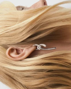 Aros|Pendientes De Plata-PDPAOLA Aros de plata Pavé Twist