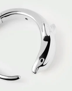 Pulseras De Plata|Rebajas Pulseras-PDPAOLA Brazalete de plata Dolphin