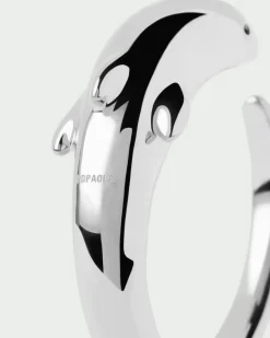 Pulseras De Plata|Rebajas Pulseras-PDPAOLA Brazalete de plata Dolphin