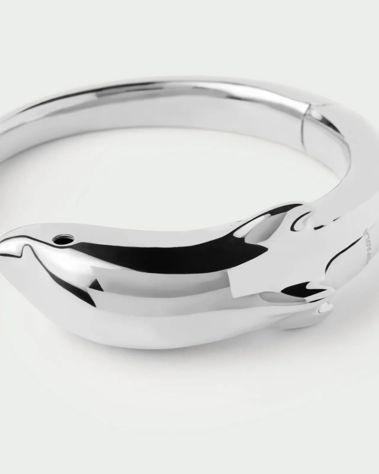 Pulseras De Plata|Rebajas Pulseras-PDPAOLA Brazalete de plata Dolphin