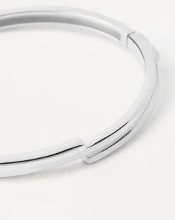 Brazaletes|Pulseras Básicas-PDPAOLA Brazalete de Plata Genesis