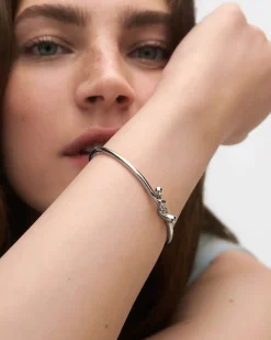 Brazaletes|Pulseras De Plata-PDPAOLA Brazalete de plata Twist