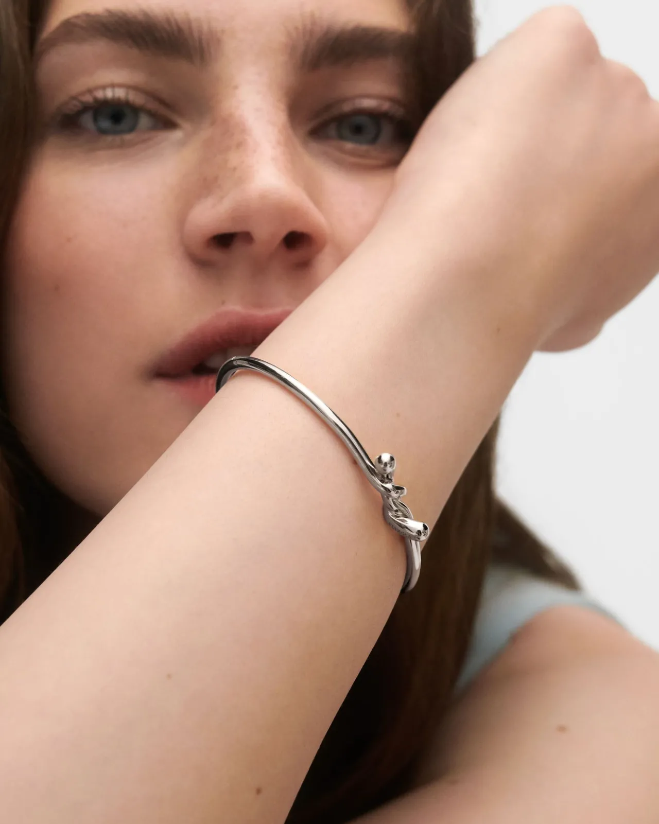 Brazaletes|Pulseras De Plata-PDPAOLA Brazalete de plata Twist