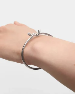 Brazaletes|Pulseras De Plata-PDPAOLA Brazalete de plata Twist