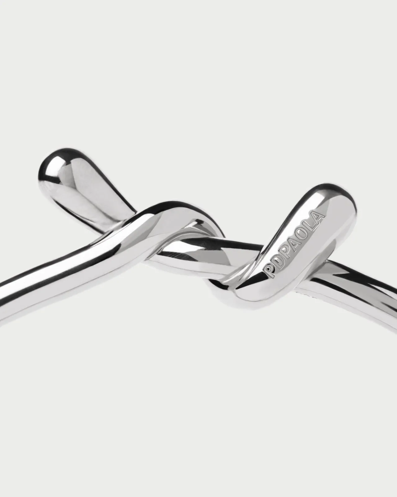 Brazaletes|Pulseras De Plata-PDPAOLA Brazalete de plata Twist