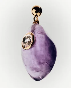 Pulseras De Oro|Charms De Piedras-PDPAOLA Charm Amatista Equilibrio