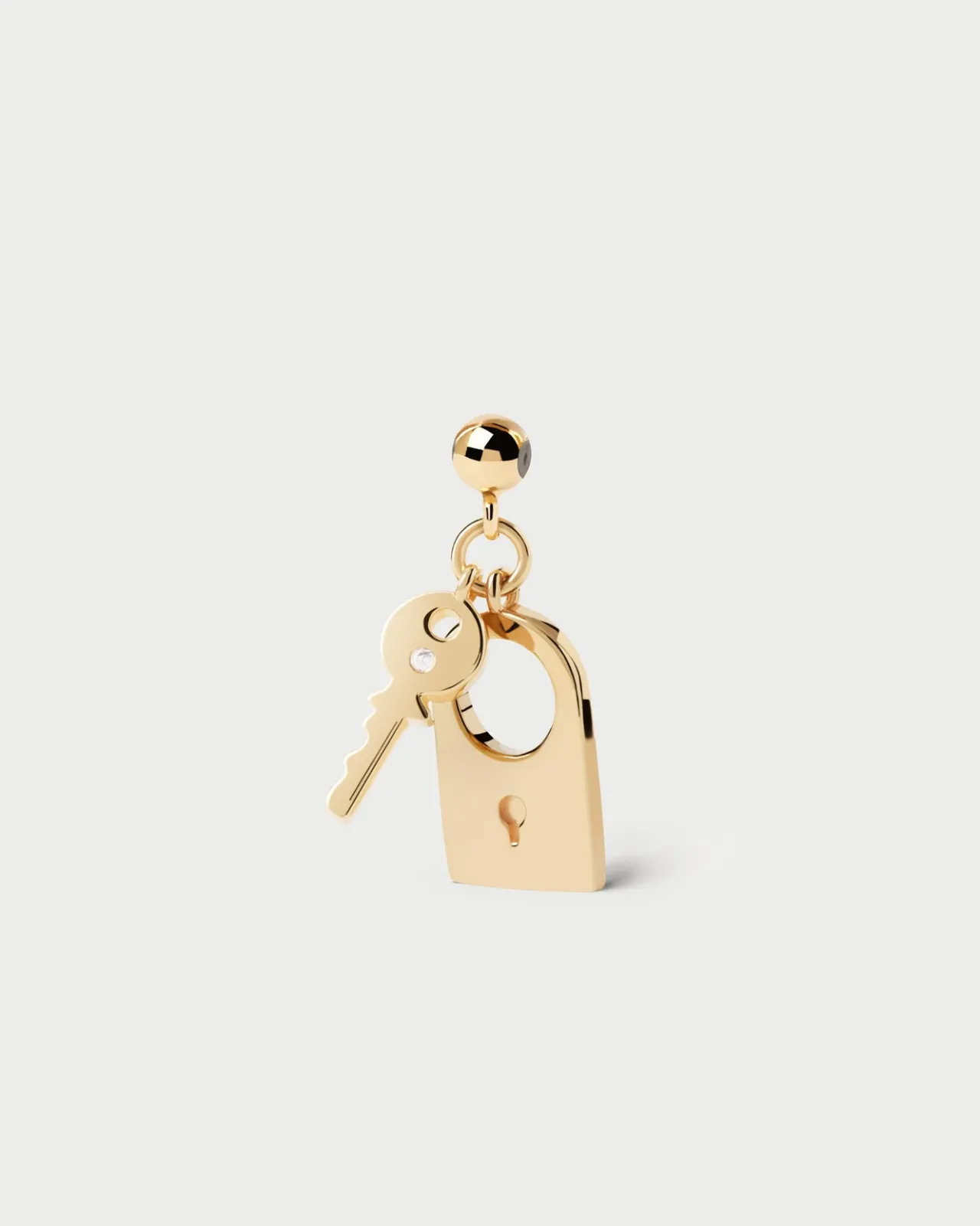 Pulseras De Oro|Charms Amor-PDPAOLA Charm Candado y llave