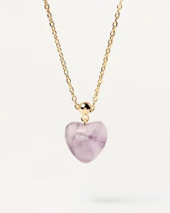 Charms Amor|Charms De Piedras-PDPAOLA Charm Corazón Amatista