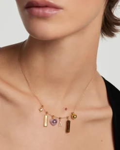 Charms Amor|Charms De Piedras-PDPAOLA Charm Corazón Amatista