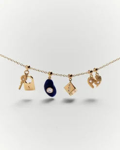 Pulseras De Oro|Collares De Oro-PDPAOLA Charm Corazón divisible