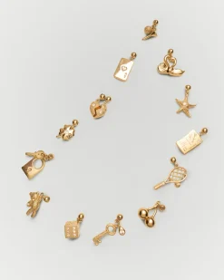 Pulseras De Oro|Collares De Oro-PDPAOLA Charm Corazón divisible