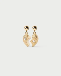Pulseras De Oro|Collares De Oro-PDPAOLA Charm Corazón divisible
