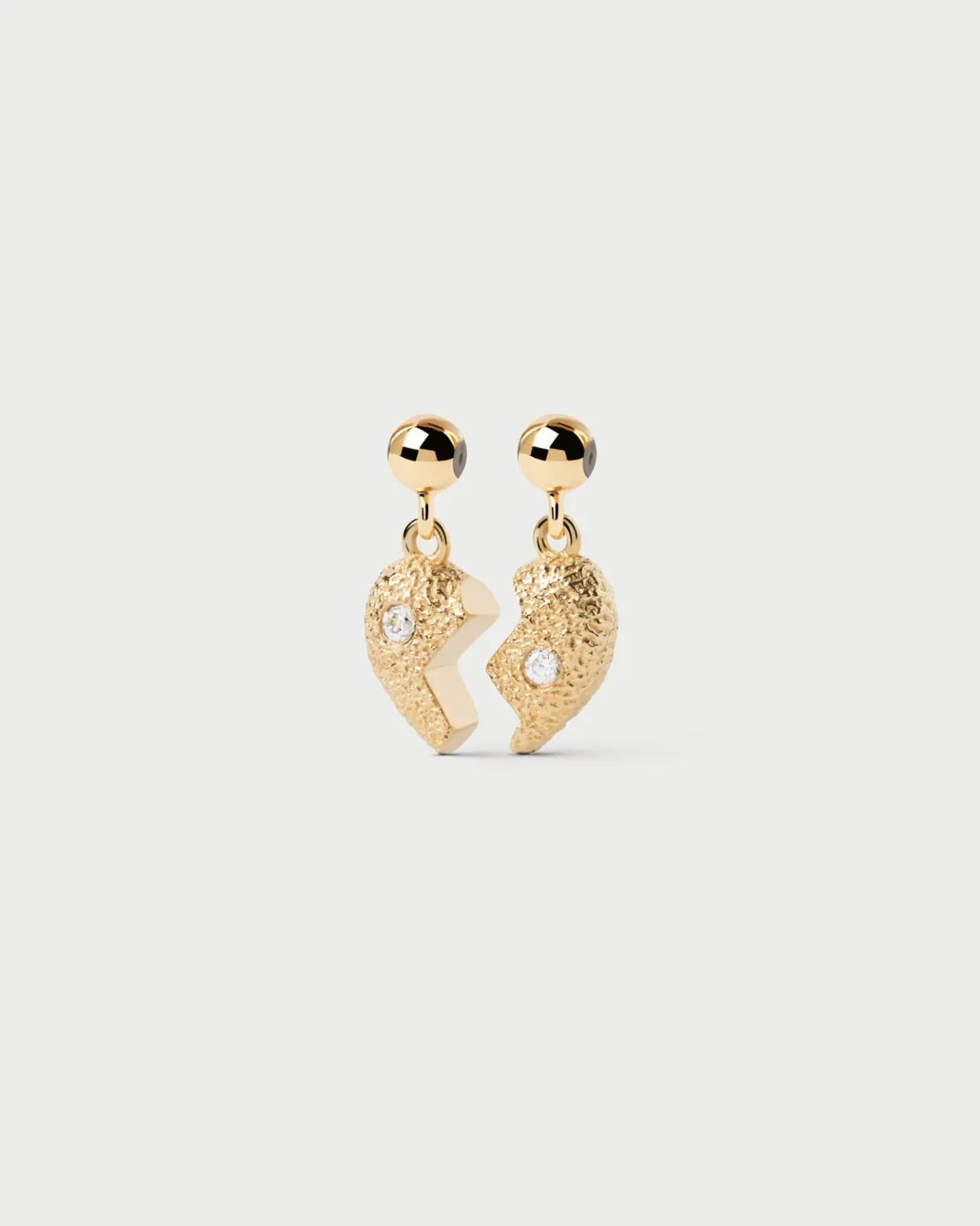 Pulseras De Oro|Collares De Oro-PDPAOLA Charm Corazón divisible