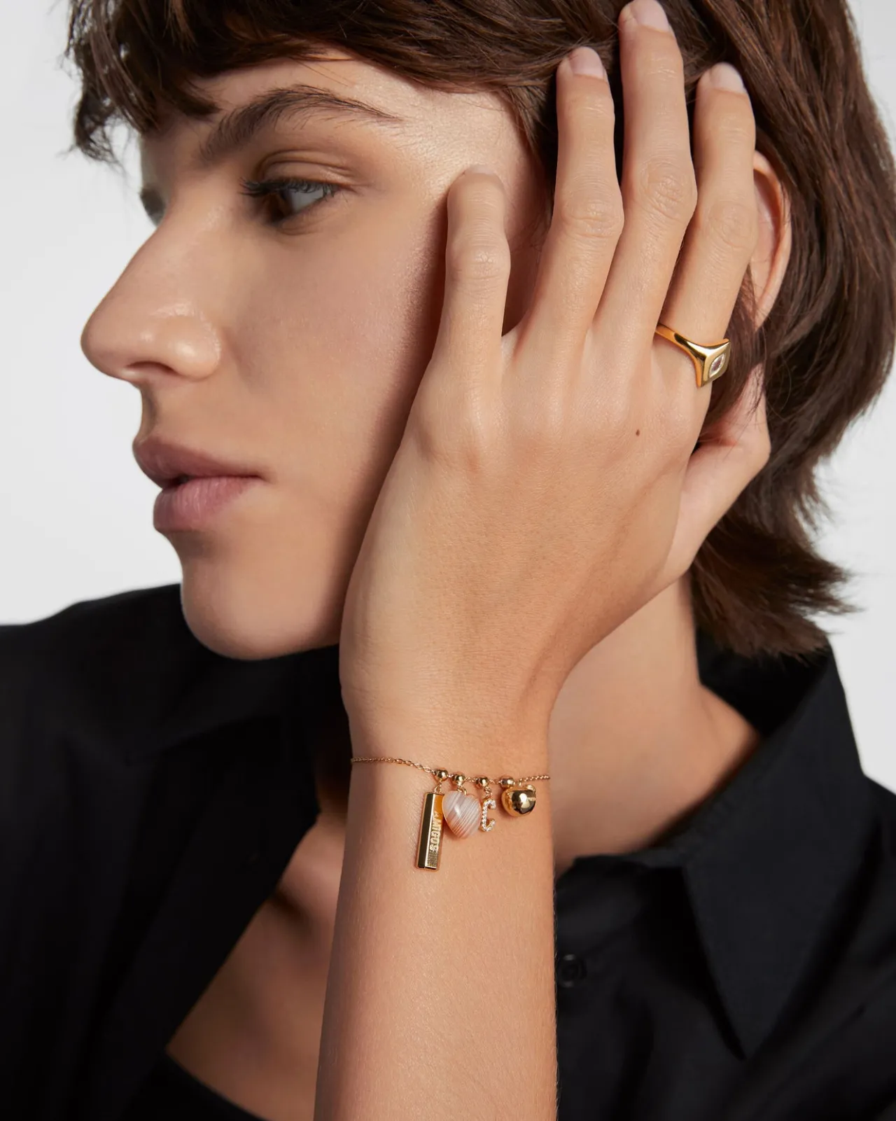 Charms De Letras|Rebajas Charms-PDPAOLA Charm Letra C