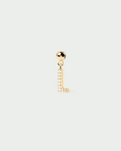 Charms De Letras|Rebajas Charms-PDPAOLA Charm Letra L