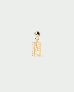 Charms De Letras|Rebajas Charms-PDPAOLA Charm Letra N
