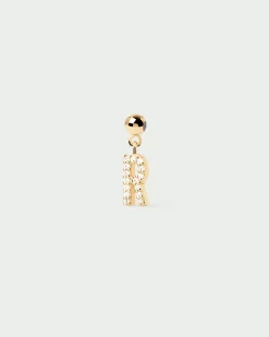 Charms De Letras|Rebajas Charms-PDPAOLA Charm Letra R