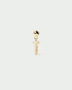 Charms De Letras|Rebajas Charms-PDPAOLA Charm Letra T
