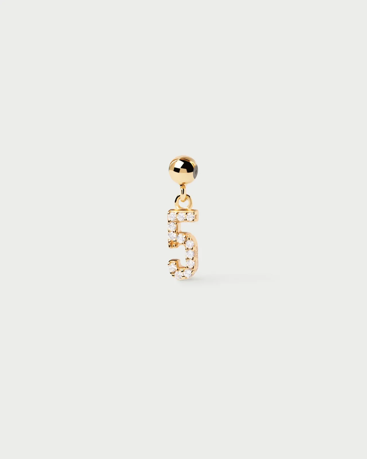 Charms De Números|Rebajas Charms-PDPAOLA Charm Número 5