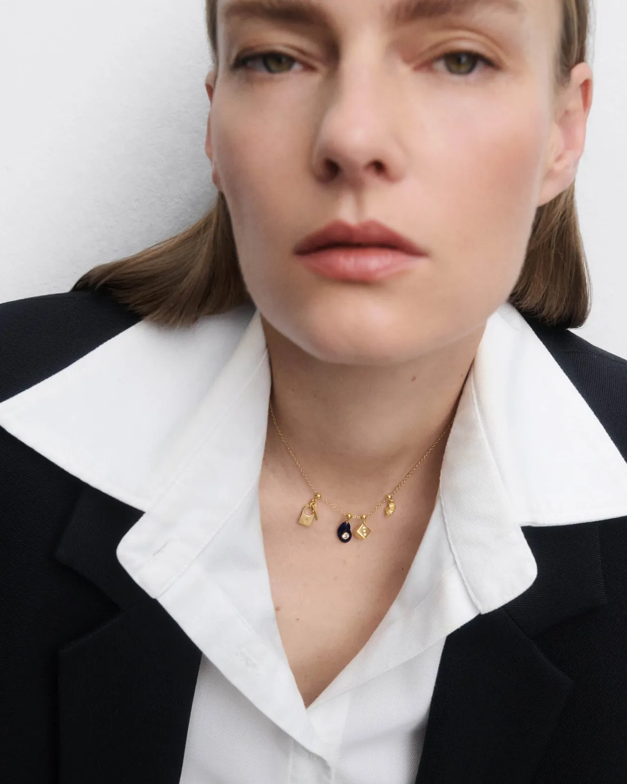 Collares Con Piedras Semipreciosas|Collares De Oro-PDPAOLA Charm Sodalita Intuición
