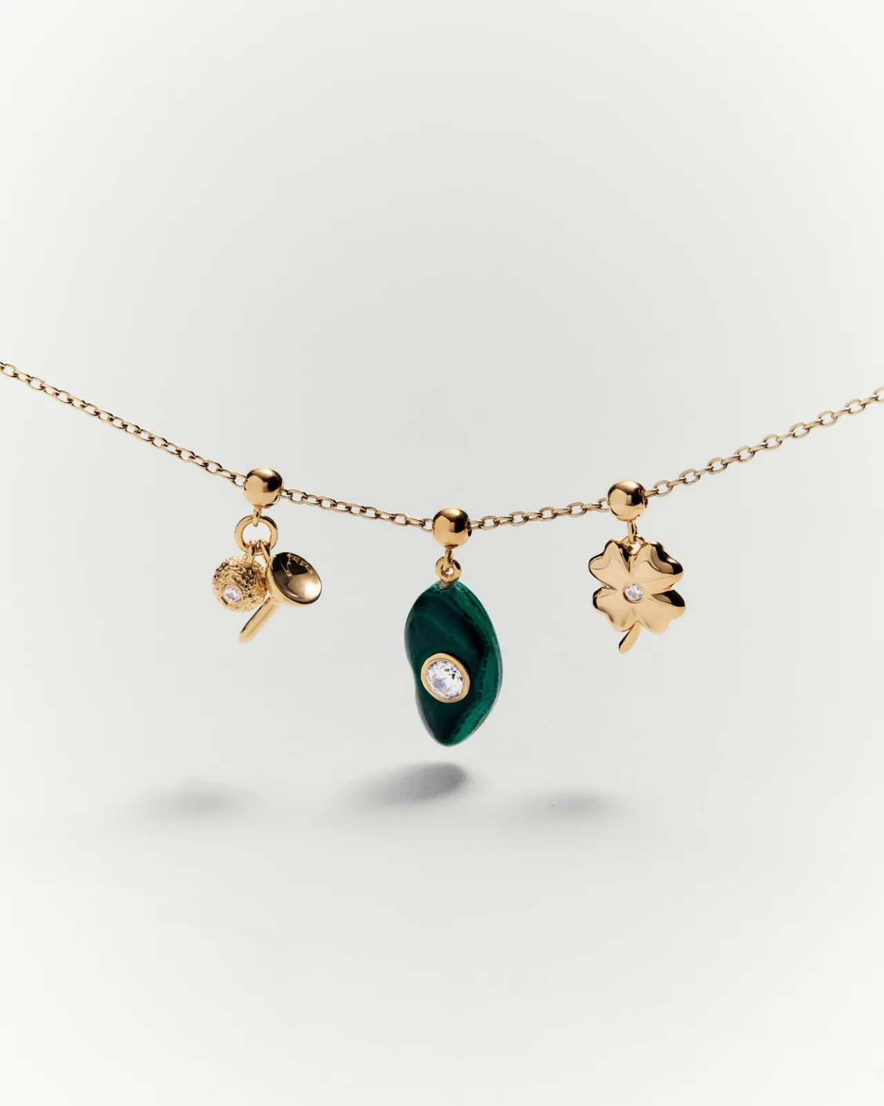 Pulseras De Oro|Charms Miniaturas-PDPAOLA Charm Trébol