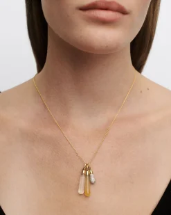 Colgantes Con Piedras Semipreciosas|Colgantes Grandes-PDPAOLA Colgante cristal de roca large Drop