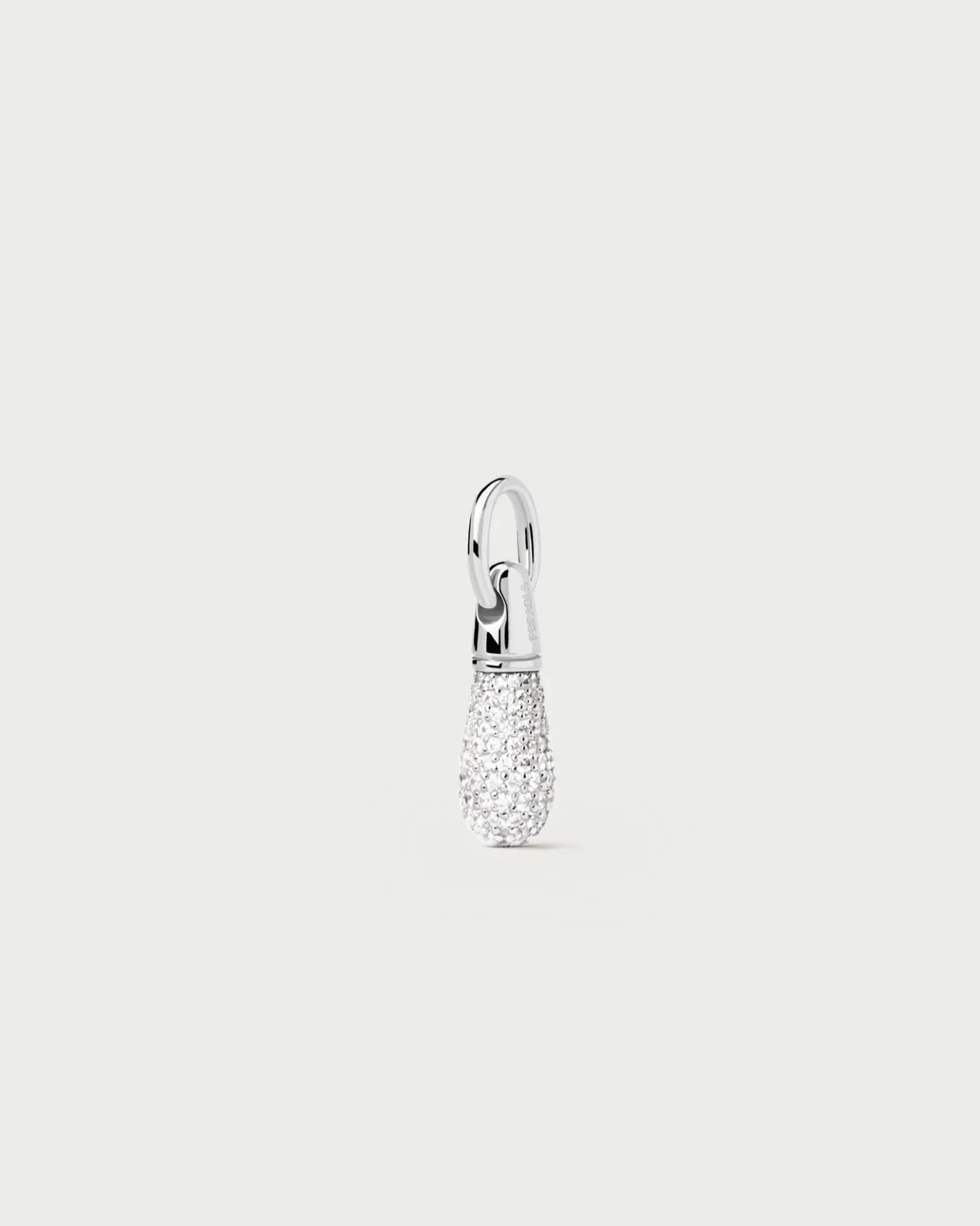 Colgantes Pequeños-PDPAOLA Colgante de Plata Pavé Drop