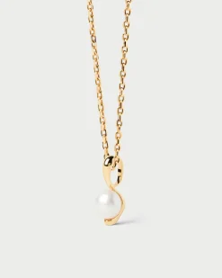 Collares De Perlas|Collares De Oro-PDPAOLA Colgante La Perla essential