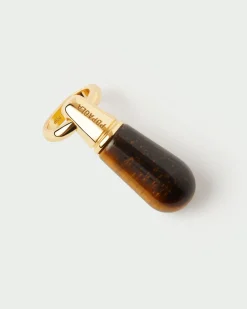 Colgantes Con Piedras Semipreciosas-PDPAOLA Colgante Ojo de tigre Drop