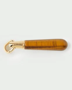 Colgantes Con Piedras Semipreciosas-PDPAOLA Colgante Ojo de tigre large Drop