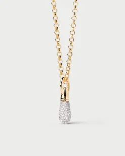 Colgantes Pequeños-PDPAOLA Colgante Pavé Drop