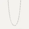 Collares Básicos|Collares De Cadena-PDPAOLA Collar Cadena de Plata Adele