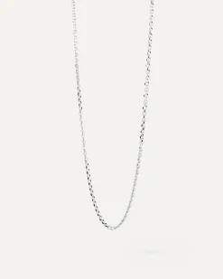 Collares Básicos|Collares De Cadena-PDPAOLA Collar cadena de plata Essential