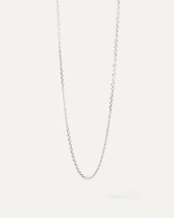 Collares Básicos|Collares De Cadena-PDPAOLA Collar cadena de plata Essential