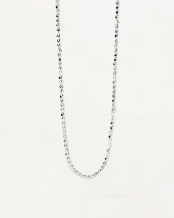Collares Básicos|Collares De Cadena-PDPAOLA Collar Cadena de Plata Marina