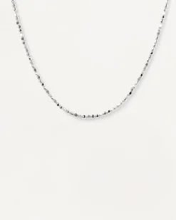 Collares Básicos|Collares De Cadena-PDPAOLA Collar Cadena de Plata Marina